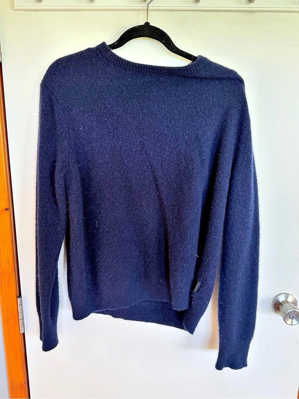 Patagonia Men's Recycled Cashmere Crewneck Sweater Crew Neck Sweater in Blue
